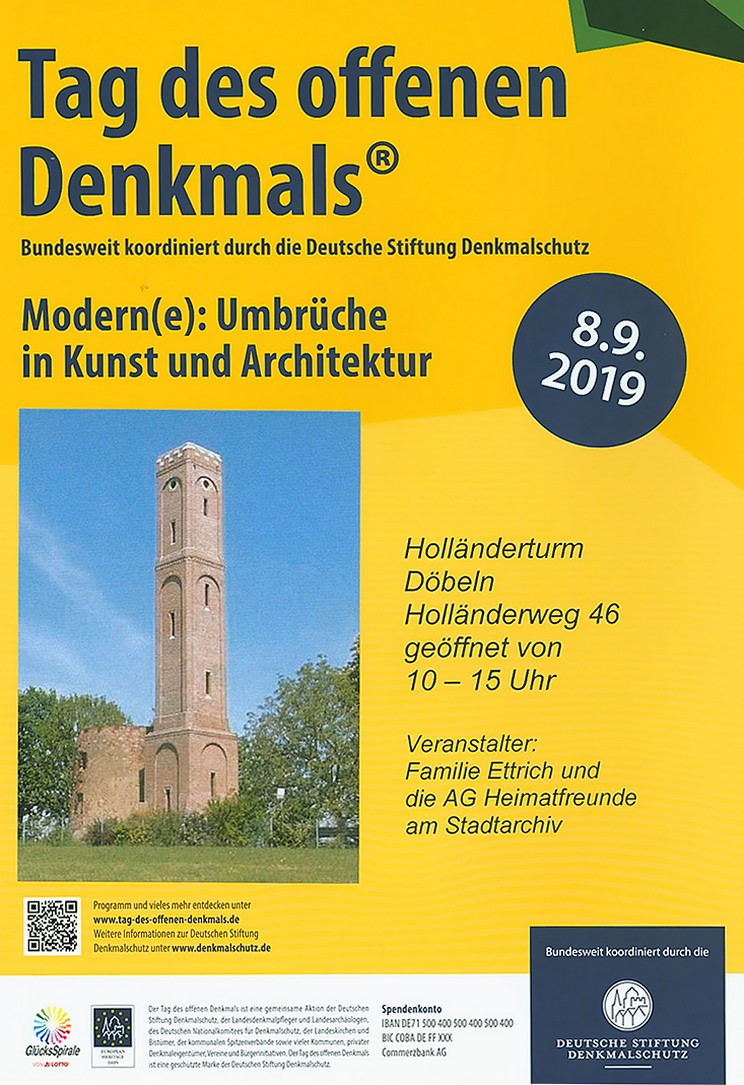 Tag des offenen Denkmals 2019 - Dbeln Hollnderturm